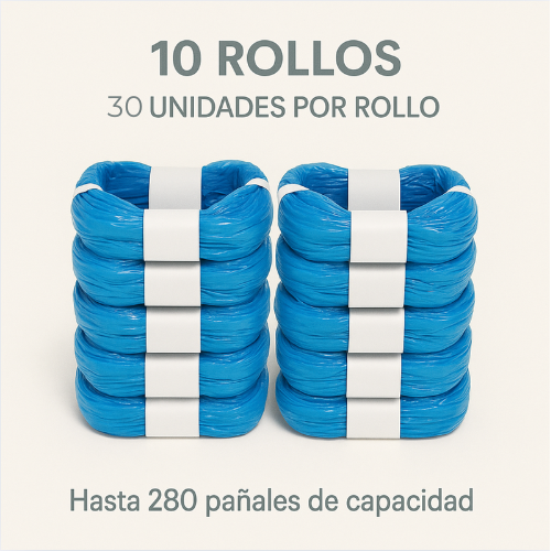 Bolsas de recambio para pañales